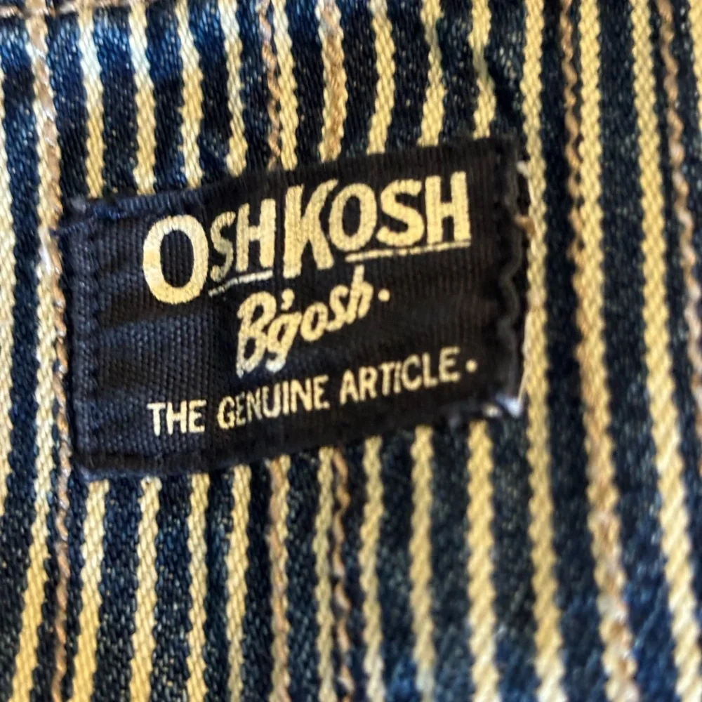 Oshkosh‎ Striped engineer overalls Vintage 18mo